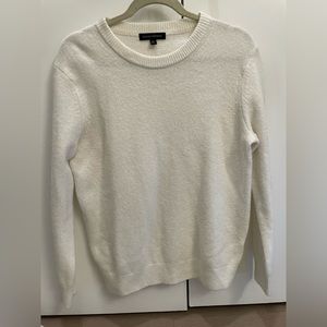 Banana Republic white crewneck sweater, size small